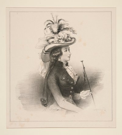 PARIS MODES I 1787 av Paul Gavarni