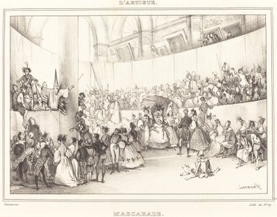 Maskerade av Paul Gavarni