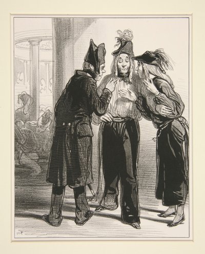 Nr. 32 - Hold kjeft, brat, la oss snakke av Paul Gavarni