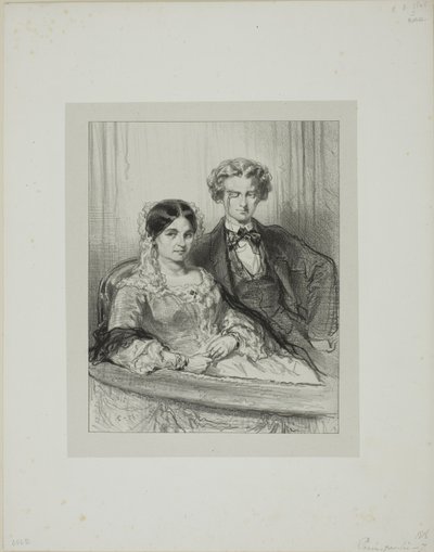 Her og der: Phèdre på Théâtre-Francais... av Paul Gavarni