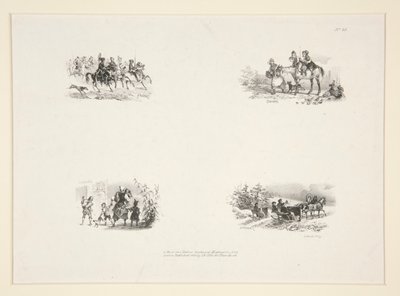 Quatre sujets: Un cavalcade; Quatre enfants; Une paysanne portant un petit enfant; Voyageurs   1340002   no       norwegian Successfully Translated  Original: The Fainting Fit Translat: The Fainting Fit 1301689 no norwegian Successfully Translated Original av Paul Gavarni