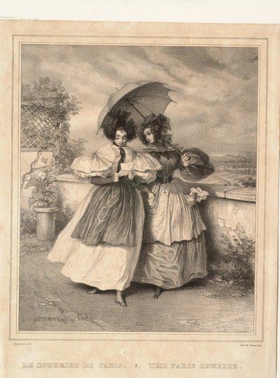 Paris-kureren (Le Courrier de Paris) av Paul Gavarni