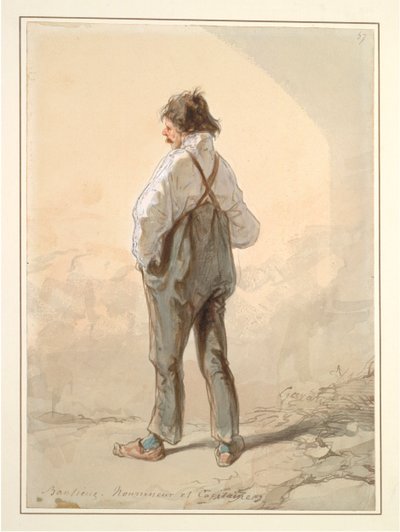 The Suburbs: Stock Raiser and Captain, sannsynligvis 1859-1860. av Paul Gavarni