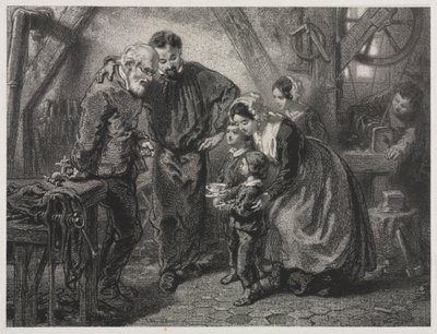 Arbeiderens bursdag av Paul Gavarni
