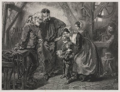 Arbeiderens bursdag. av Paul Gavarni