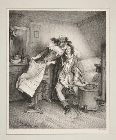 EN KARNEVALMIDDAG, - EN SUPER ETTER PÅ MASKERADE. av Paul Gavarni