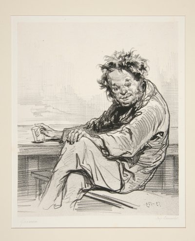 Et Anacreon av barrierer. av Paul Gavarni