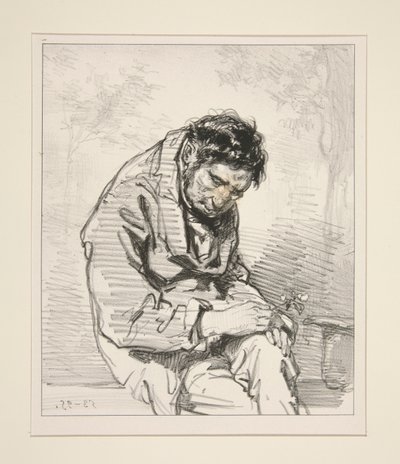 En elsker av musene. av Paul Gavarni