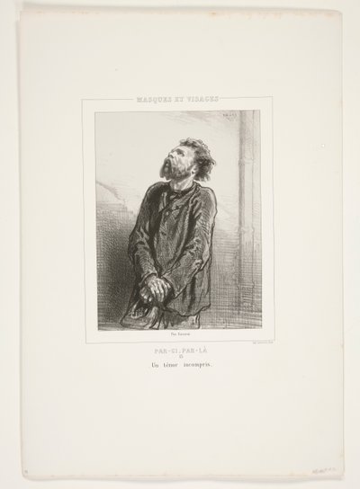 En misforstått tenor. av Paul Gavarni