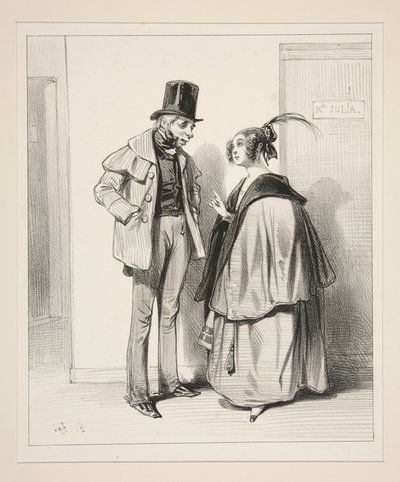 De gjør dumheter, herr greve... av Paul Gavarni