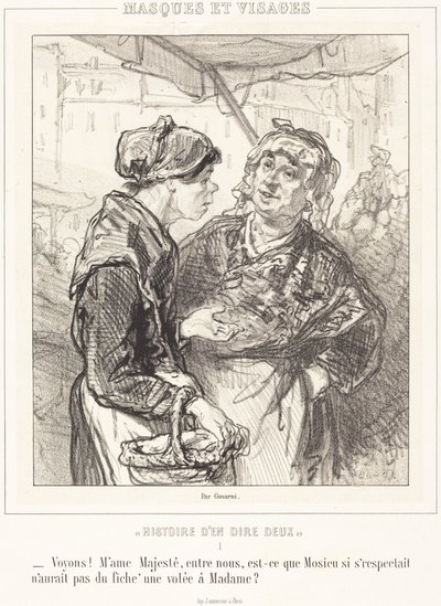 «La oss se! Madame Majestet...» av Paul Gavarni