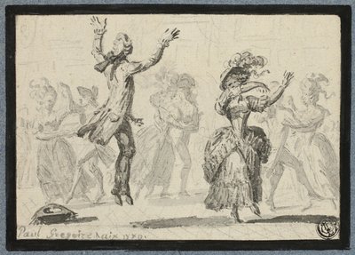 Damer og herrer danser av Paul Gregoire