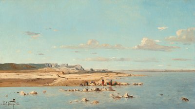 Vaskekvinner på bredden av Durance av Paul Guigou