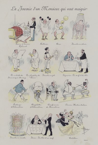 Dagen til en gentleman som ønsker å gå ned i vekt av Paul Guillaume