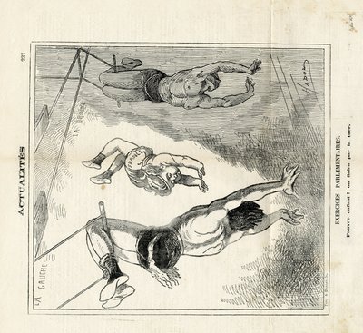 Illustrasjon av Hadol (1835-1875) i Le Charivari av Paul Hadol