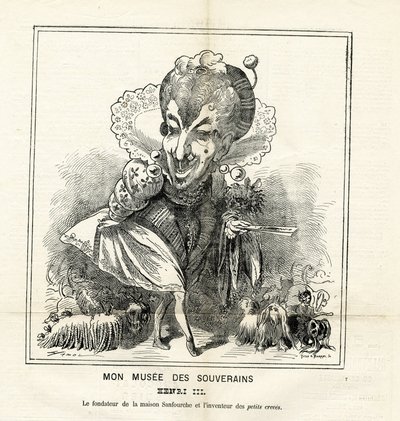 Illustrasjon av Hadol (1835-1875) i Le Charivari av Paul Hadol