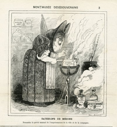 Illustrasjon av Hadol (1835-1875) i The Charivari av Paul Hadol