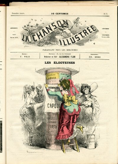 La Chanson illustree (magasin), nummer 9 av Paul Hadol