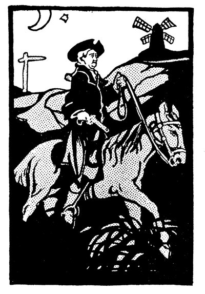 Highwayman (gravering) av Paul Hardy