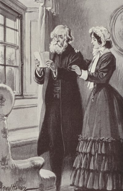 Illustrasjon for Barchester Towers av Anthony Trollope av Paul Hardy