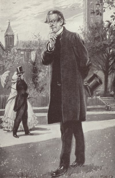 Illustrasjon for Barchester Towers av Anthony Trollope av Paul Hardy