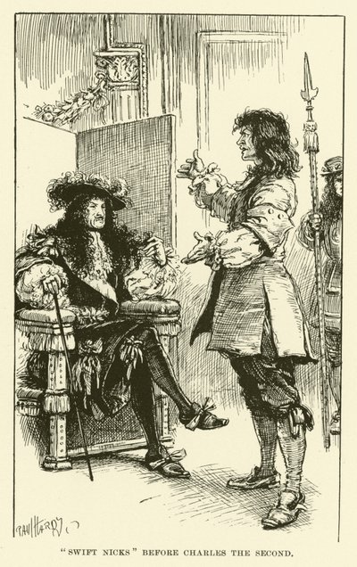"Swift Nicks" før Charles den andre (gravering) av Paul Hardy