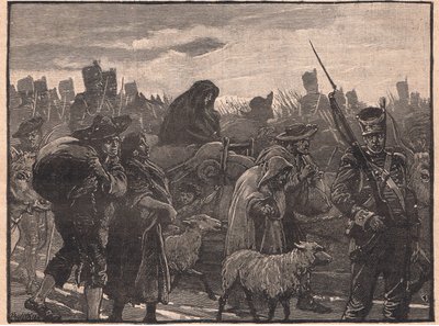 Wellingtons trekker seg tilbake fra Coimbra AD 1810 av Paul Hardy