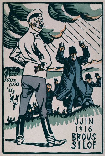Brusilov-offensiven i juni 1916 av Paul Hermann