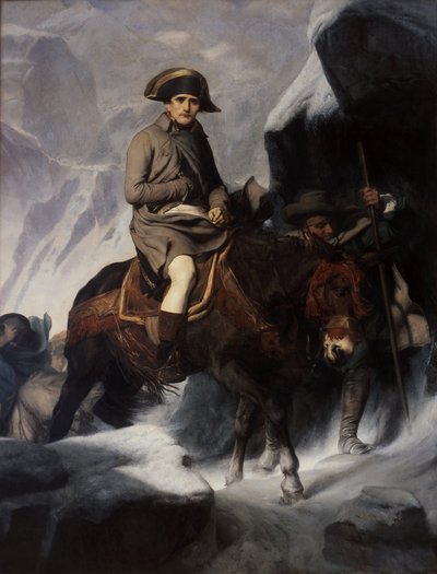 Bonaparte krysser Alpene av Paul Delaroche