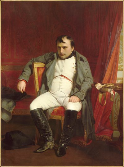 Napoleon i Fontainebleau, 31. mars 1814, 1840. av Paul Delaroche