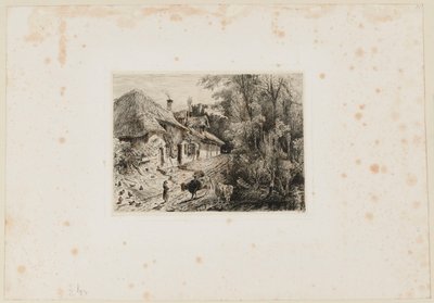 Hytte i det gamle Trouville. Beraldi 82 IFF 32 av Paul Huet