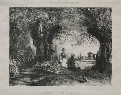 Fantasy, 1836.  av Paul Huet
