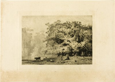 Nær Fontainebleau av Paul Huet