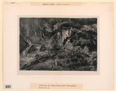 Strøm av Saint-Pierre av Paul Huet