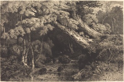 Saint-Pierre-strømmen nær Pierrefond av Paul Huet