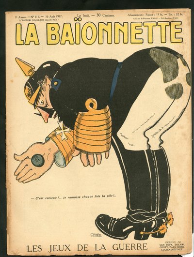 Cover av ""La Baionnette"", Satirical in Colors av Paul Iribe