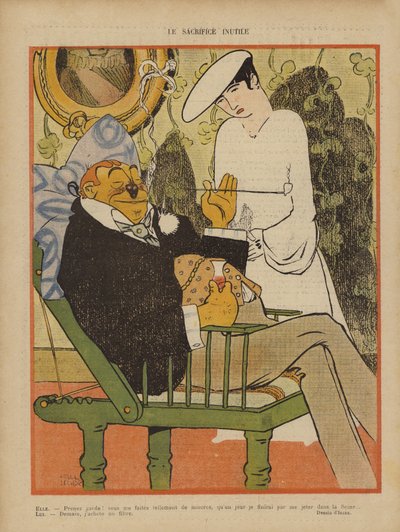 Illustrasjon for Le Rire av Paul Iribe