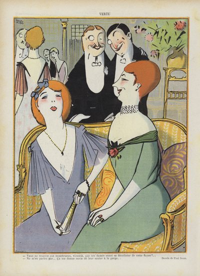 Illustrasjon for Le Rire av Paul Iribe
