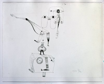 A Caprice of Balance (Tegning, 1900-tallet) av Paul Klee