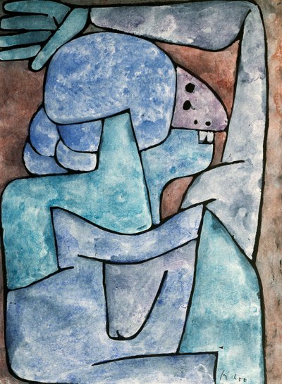 En dame-baktaler av Paul Klee