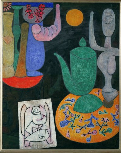 Et stilleben (gouache) av Paul Klee