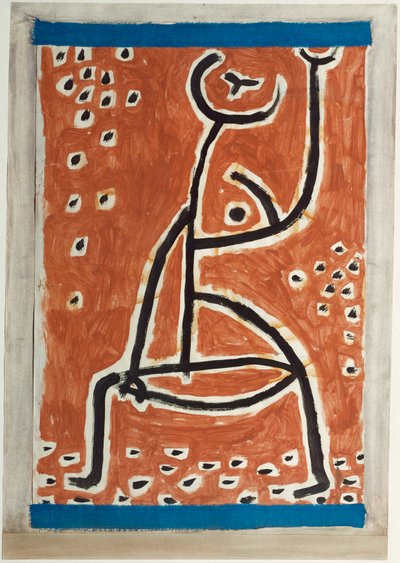 En sporty dame (pester) av Paul Klee