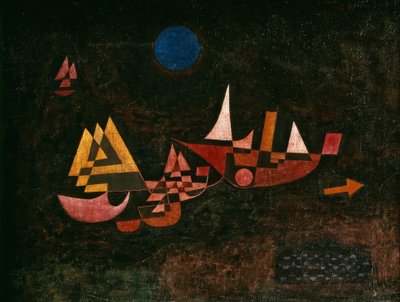 Avgang av skipene av Paul Klee