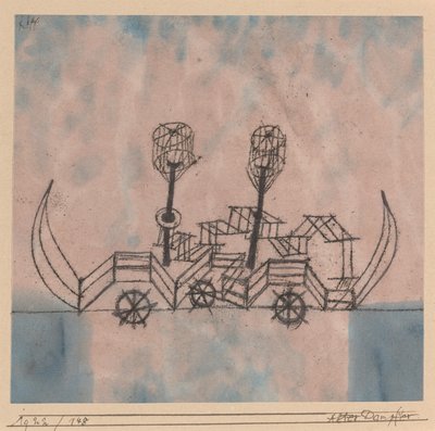 Gammel dampbåt av Paul Klee