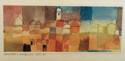 Utsikt over Kairuan av Paul Klee
