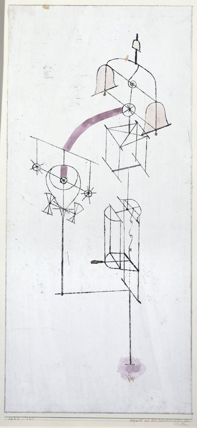 Apparat fra konsultasjonsrommet til Dr. Ph. av Paul Klee