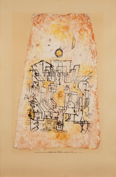Arabian City; arabisk by av Paul Klee