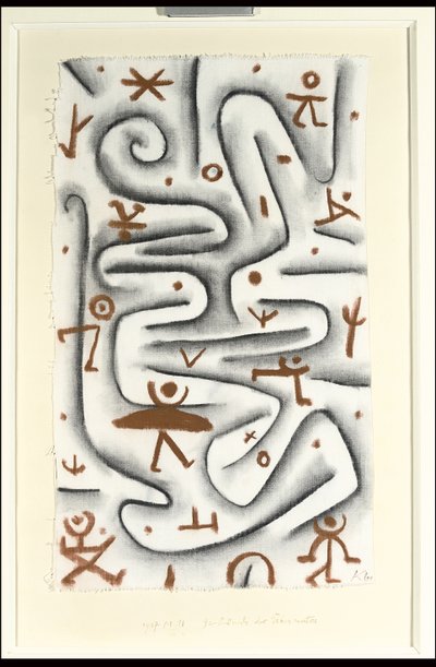 Område med høyt humør; Gelande des Ubermutes av Paul Klee