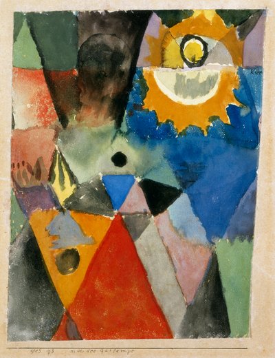 Før gasslampen, av Paul Klee, Nasjonalgalleriet for moderne kunst, Roma av Paul Klee