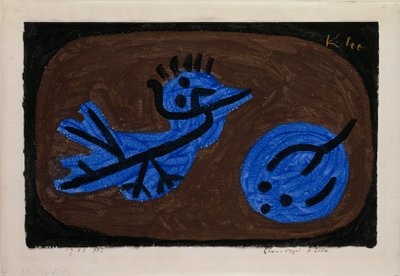 Blå-fugl-gresskar av Paul Klee